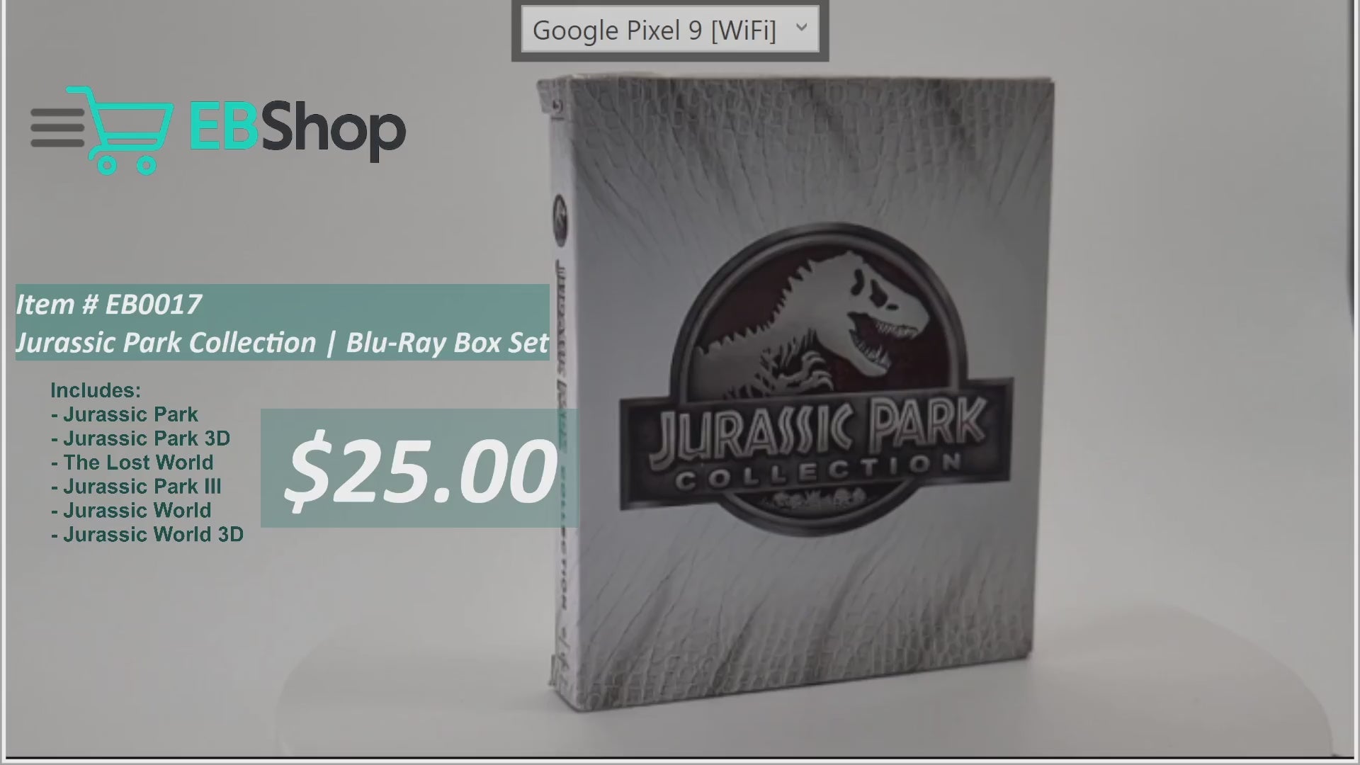 Jurassic Park Collection | Blu-Ray Box Set