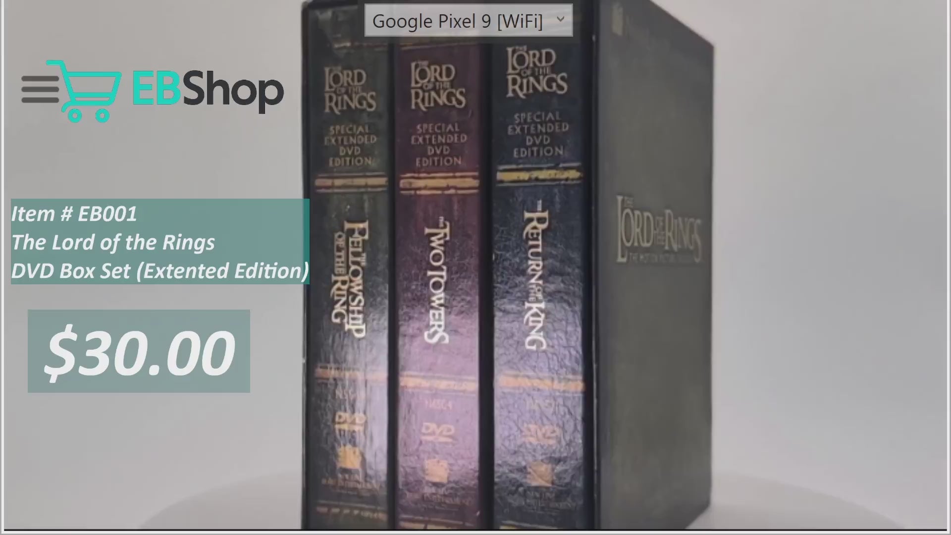 Lord of the Rings Special Extended Edition DVD Box Set