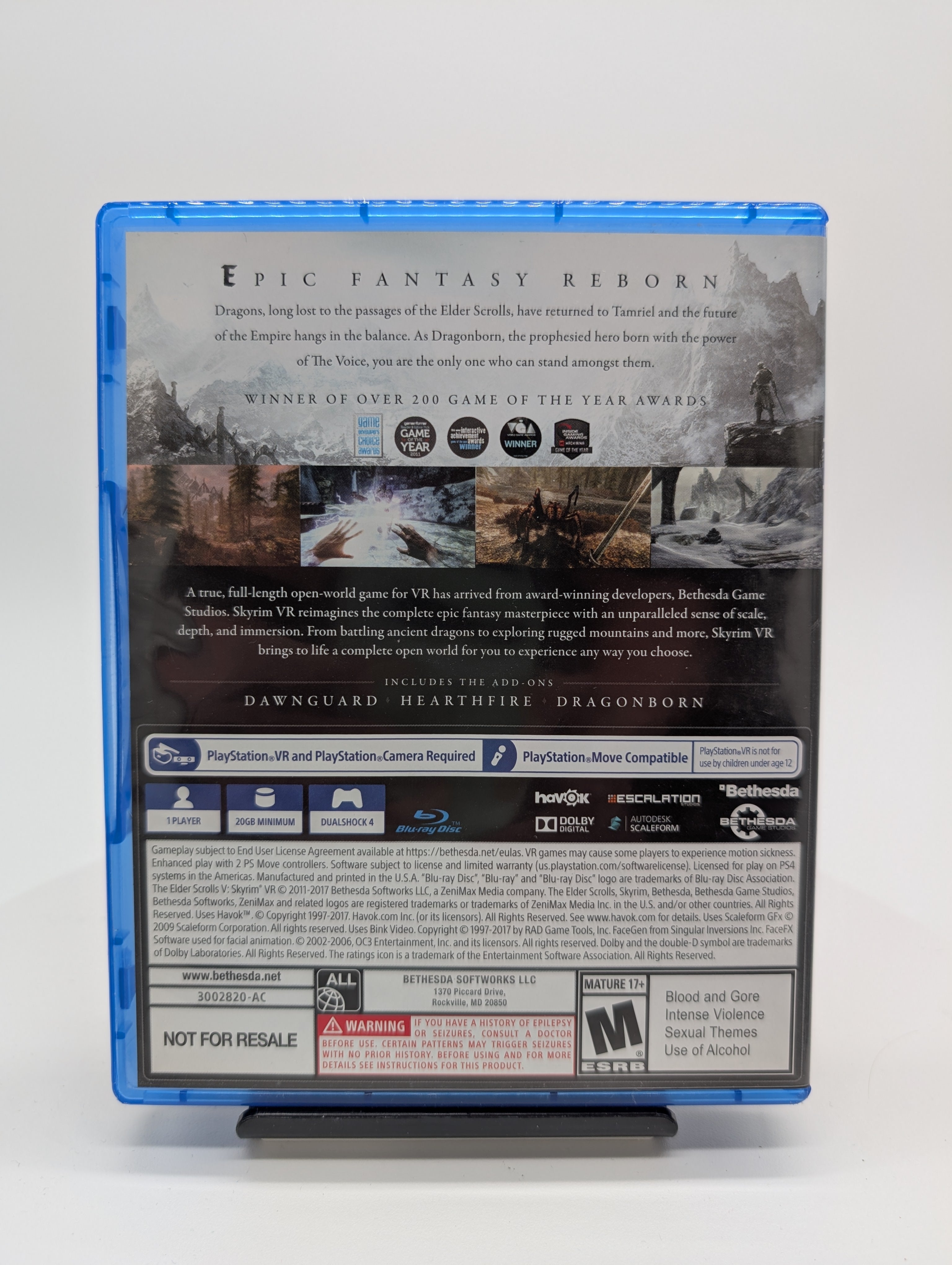 The Elder Scrolls V Skyrim VR (PS4 VR Only)