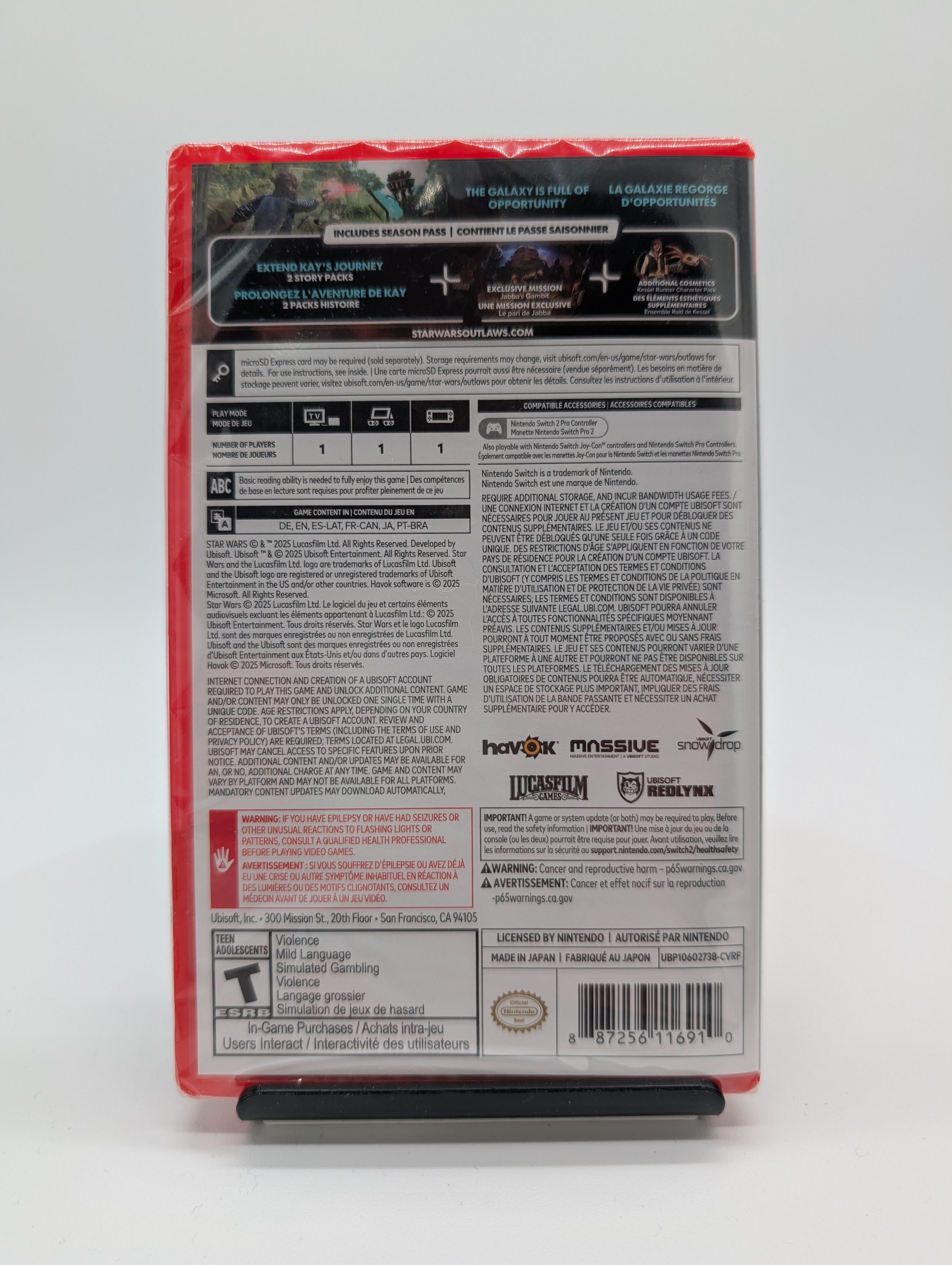 Star Wars Outlaws Gold Edition (Switch 2)